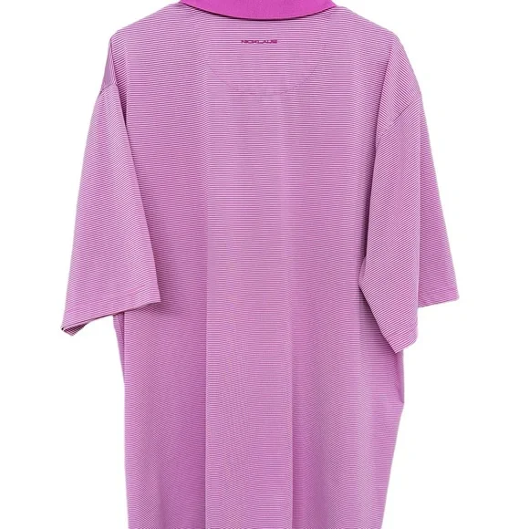 Nicklaus Golf Polo Pink Microstripe Shirt‎ Size XXL - Picture 3 of 8